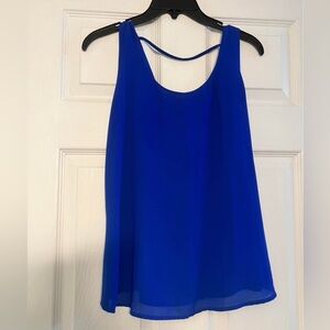 Naked Zebra Royal Blue Camisole Top